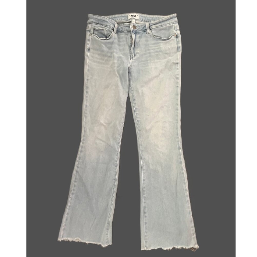 Paige Soft Stretch Flair Leg Jeans